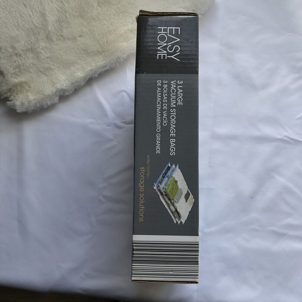 3 Pc Vacuum Storage Bags Space Saver and Travel Hand Pump to Organize Store 33.5 - Picture 6 of 7